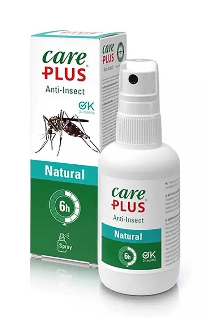 Care Plus Anti-insect Natural Spray 60ml - Muut retkeilyvarusteet - 8714024326276 - 1