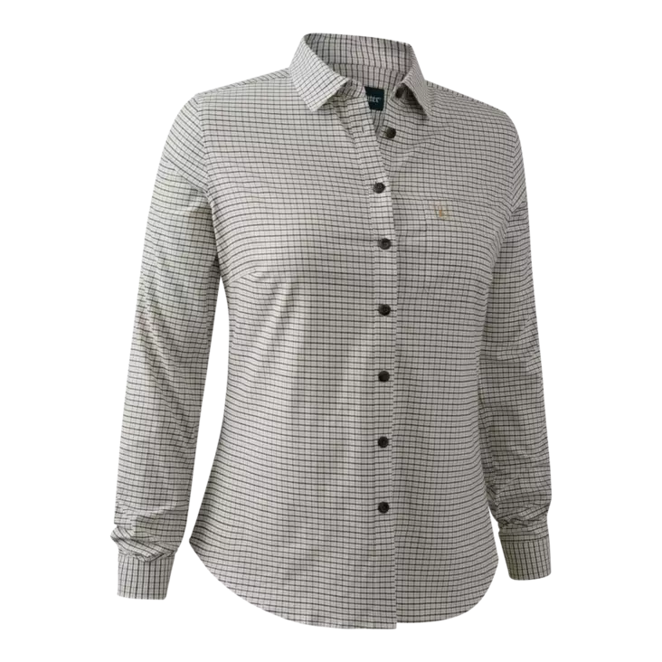 Deerhunter Lady Sara Shirt Green Check - Naisten paidat - 5702827220986 - 1