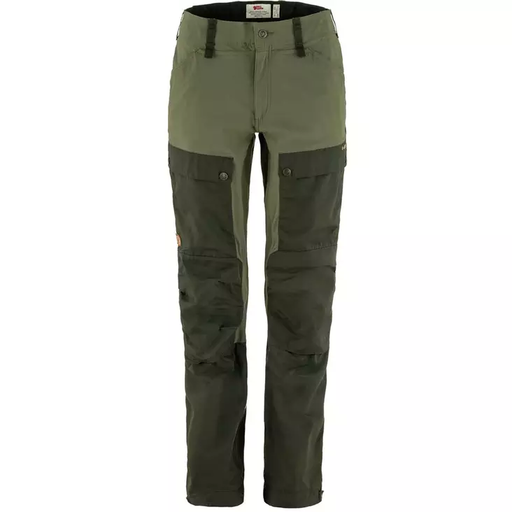 Fjällräven Keb Trousers Curved W Deep Forest-Laurel Green - Naisten housut - 7323450903046 - 1