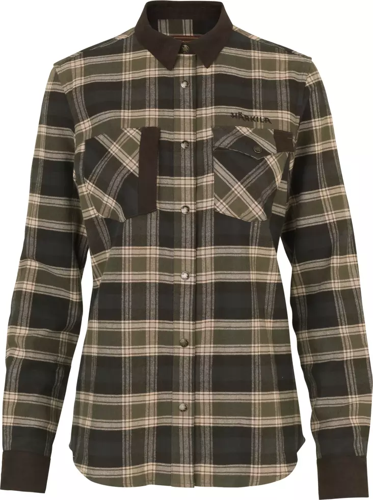 Härkila Aivak L/S Shirt W Olive - Naisten paidat - 5714733554796 - 1