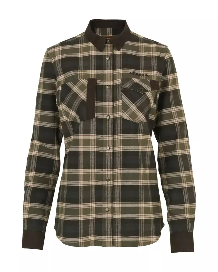 Härkila Aivak L/S Shirt W Olive #S - Naisten paidat - 5714733554796 - 1