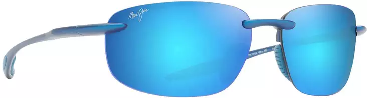Maui Jim Hookipa Ultra - Metal Matte Blue Frame with Blue Hawaii Lens - Aurinkolasit - 603429081416 - 1