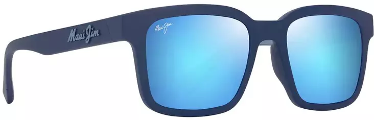Maui Jim Opiopio AF - Matte Dark Blue Frame with Blue Hawaii Lens - Aurinkolasit - 603429079536 - 1
