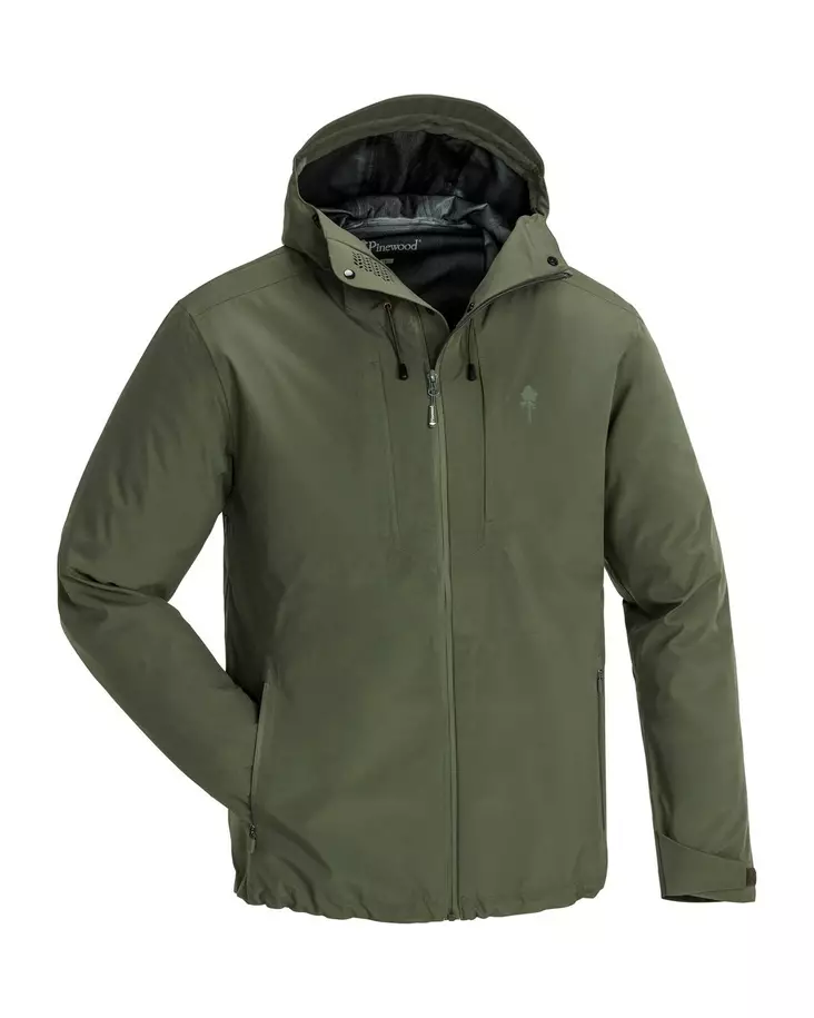 Pinewood Telluz Jacket Moss Green #S - Vedenpitävät kuoritakit - 7331090306066 - 1