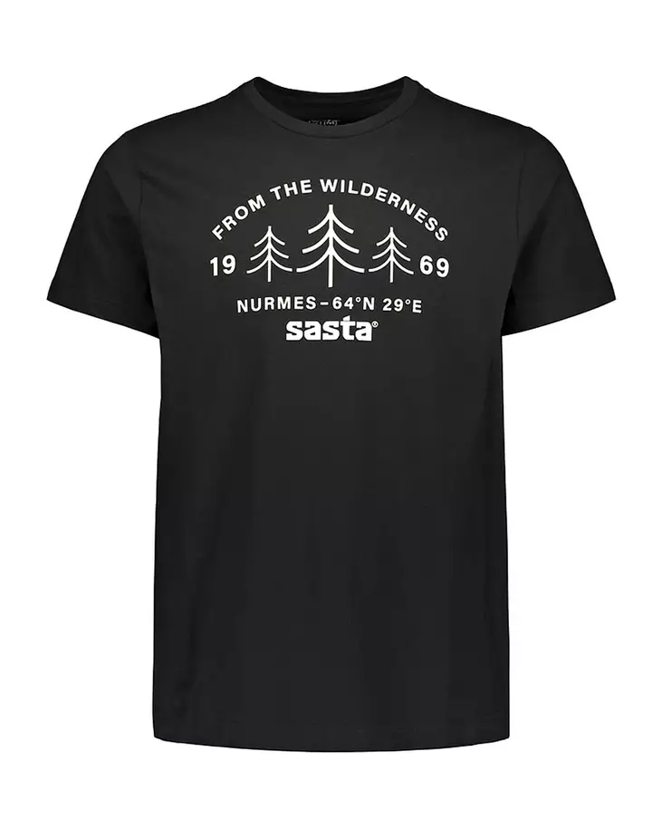 Sasta Wilderness T-Paita Musta #S - T-paidat - 6419619202646 - 1