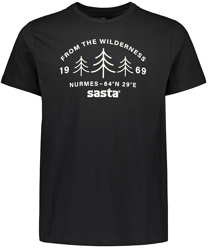 Sasta Wilderness T-Paita Musta - T-paidat - 6419619202646 - 1