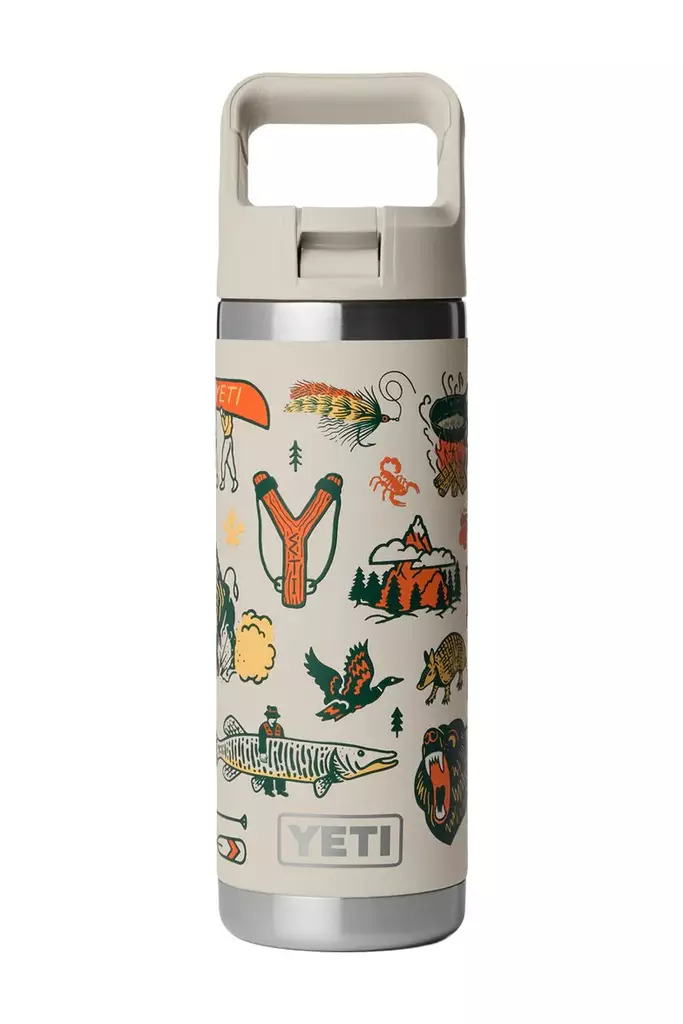 RAMBLER 18 OZ COLOUR STRAW BOTTLE CSC - Pullot, mukit ja kylmälaukut - 888830659106 - 1