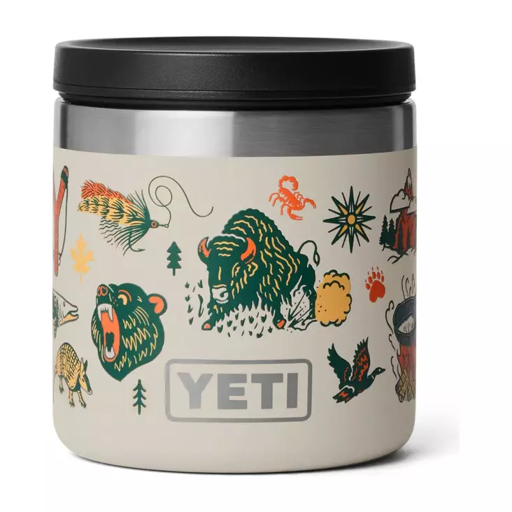 RAMBLER FOOD JAR 8 OZ CAPE SUMMER CAMP - Pullot, mukit ja kylmälaukut - 888830661406 - 1