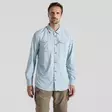 Craghoppers Ms NosiLife Adventure Long Sleeve Shirt III Niagara Blue - Hyönteissuojapaidat - 5063260001427 - 2