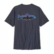 Patagonia M's Fitz Roy Trout T-Shirt Smolder Blue - T-paidat - 198077783107 - 1