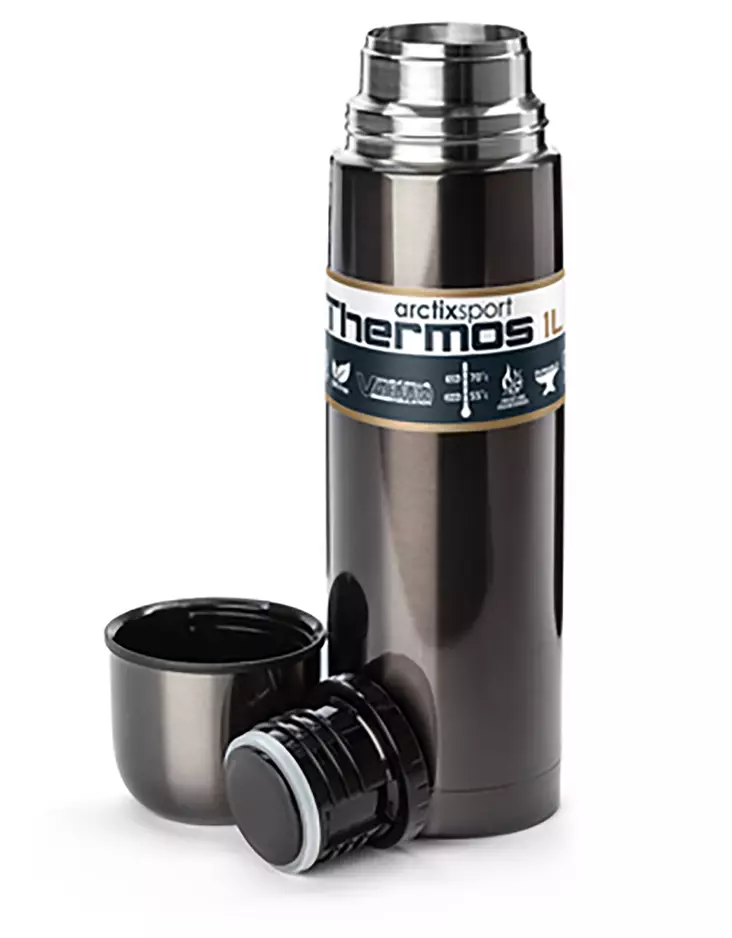 Arctixsport termospullo, musta - Pullot, mukit ja kylmälaukut - 4741555038327 - 1