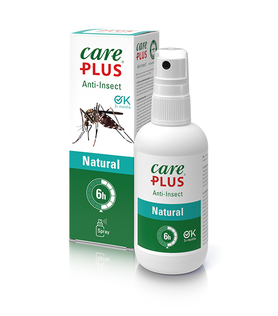 Care Plus Anti-insect Natural Spray 100ml - Muut retkeilyvarusteet - 8714024326597 - 1
