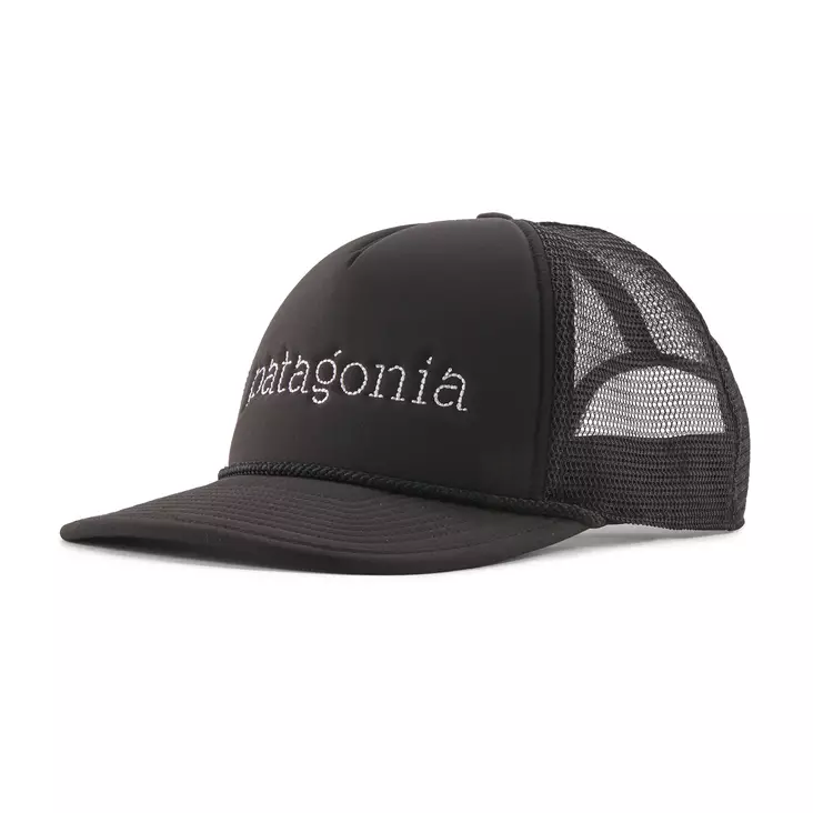 Patagonia Broadcaster Hat Strata Text Black - Lippikset - 196924785847 - 1