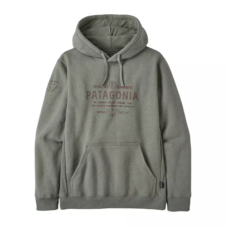 Patagonia Forge Mark Uprisal Hoody Sleet Green - Hupparit - 195699808027 - 1