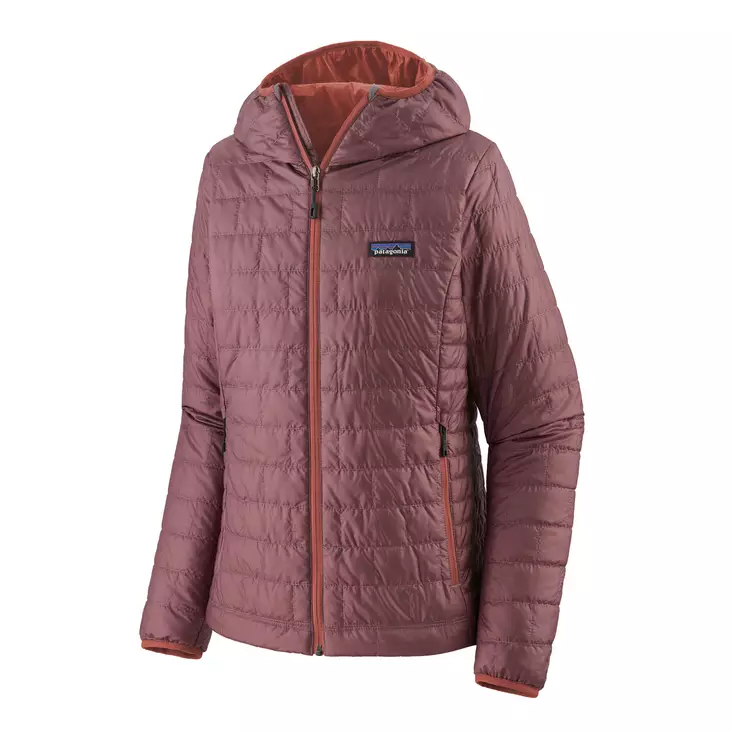Patagonia W's Nano Puff Hoody Evening Mauve - Naisten takit - 195699360587 - 1