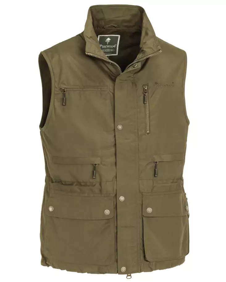 Pinewood New Tiveden Vest Olive - Liivit - 7331090073487 - 2