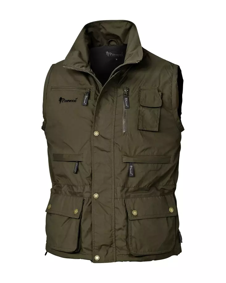 Pinewood New Tiveden Vest Olive #S - Liivit - 7331090073487 - 1