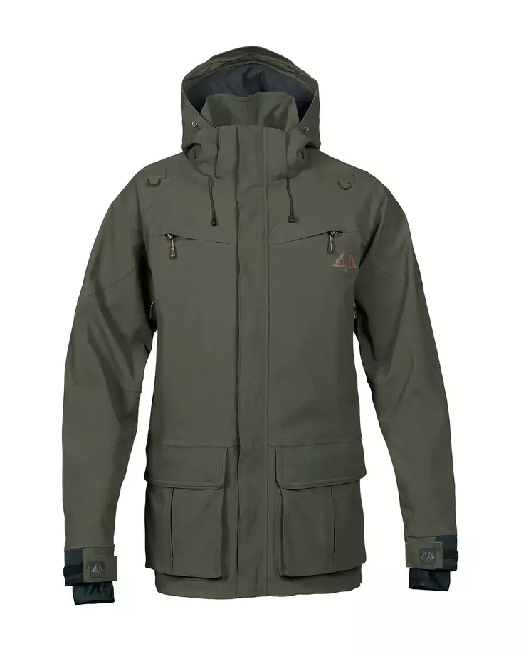 Titan Long Hunting Jacket Swedteam Green - Vedenpitävät kuoritakit - 7330144046507 - 1