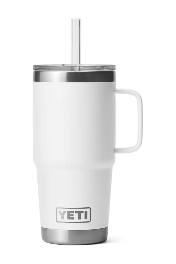 Yeti Rambler 25 Oz Straw Mug White - Pullot, mukit ja kylmälaukut - 888830276877 - 1