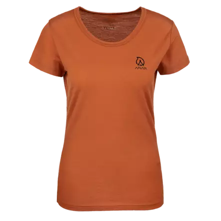 Anar Galda W's Merino T-Paita Oranssi - Naisten alus- ja väliasut - 6438014294148 - 1