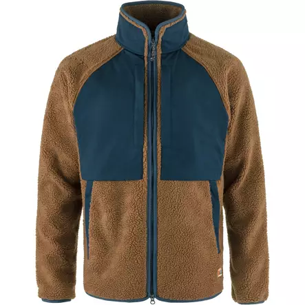 Fjällräven Vardag Pile Jacket M Chestnut-Navy - Retkeilytakit - 7323450913168 - 1