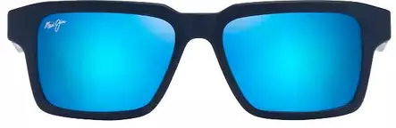 Maui Jim Kahiko - Matte Dark Blue Frame with Blue Hawaii Lens - Aurinkolasit - 603429075668 - 2