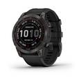 Garmin Fenix 7 Sapphire Solar Musta DLC-titaani ja musta hihna - Kellot ja GPS - 0753759278168 - 1