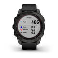 Garmin Fenix 7 Sapphire Solar Musta DLC-titaani ja musta hihna - Kellot ja GPS - 0753759278168 - 8