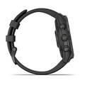 Garmin Fenix 7 Sapphire Solar Musta DLC-titaani ja musta hihna - Kellot ja GPS - 0753759278168 - 5