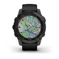 Garmin Fenix 7 Sapphire Solar Musta DLC-titaani ja musta hihna - Kellot ja GPS - 0753759278168 - 4