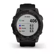 Garmin Fenix 7X Sapphire Solar Musta DLC-titaani ja Musta Hihna - Kellot ja GPS - 753759278328 - 8