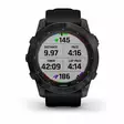 Garmin Fenix 7X Sapphire Solar Musta DLC-titaani ja Musta Hihna - Kellot ja GPS - 753759278328 - 9