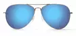 Maui Jim Mavericks - Silver Titanium Frame with Blue Hawaii Lens - Aurinkolasit - 603429035648 - 2
