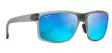 Maui Jim Pokowai Arch - Trans Matte Grey Frame with Blue Hawaii Lens - Aurinkolasit - 603429050498 - 1