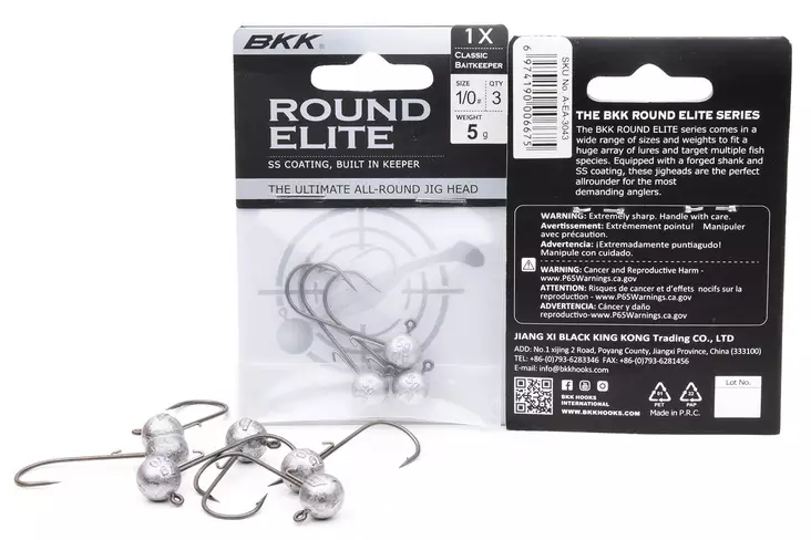 BKK Round Elite-Classic 7g 20kpl Bulk pakkaus - Koukut ja jigipäät - 6974190008808 - 1