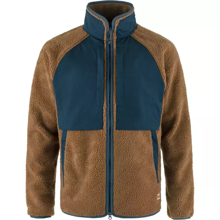 Fjällräven Vardag Pile Jacket M Chestnut-Navy - Retkeilytakit - 7323450913168 - 1