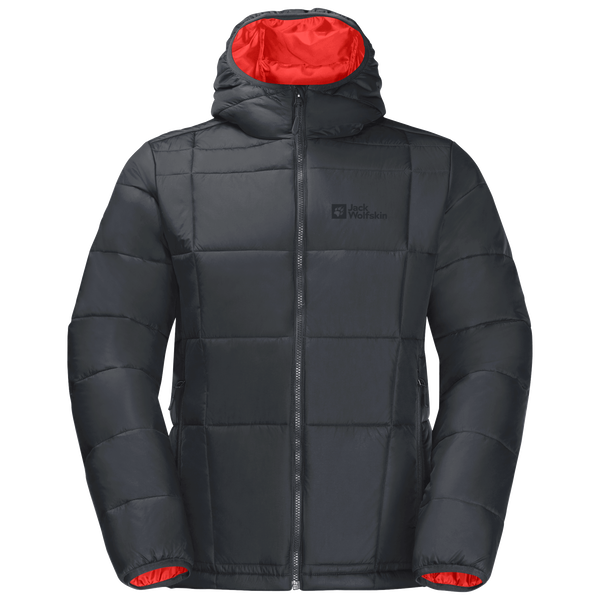 Jack Wolfskin Bergland Insulated Hoody Phantom - Untuva- ja välitakit - 4064993516128 - 1