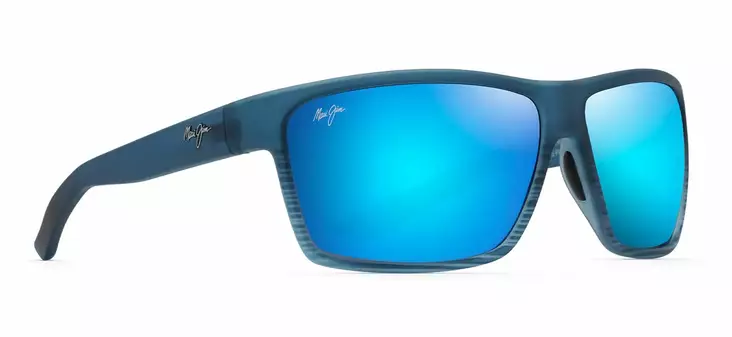 Maui Jim Alenuihaha - Blue Black Stripe with Blue Hawaii Lens - Aurinkolasit - 603429067328 - 1