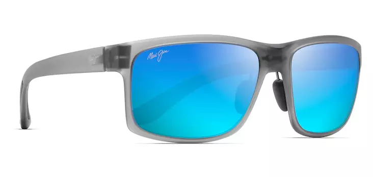 Maui Jim Pokowai Arch - Trans Matte Grey Frame with Blue Hawaii Lens - Aurinkolasit - 603429050498 - 1
