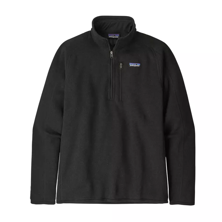 Patagonia Ms 1/4 Zip Better Sweater Black - Fleecetakit - 191743848698 - 1