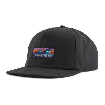 Patagonia Boardshort Label Funfarer Cap Ink Black - Lippikset - 195699453869 - 1