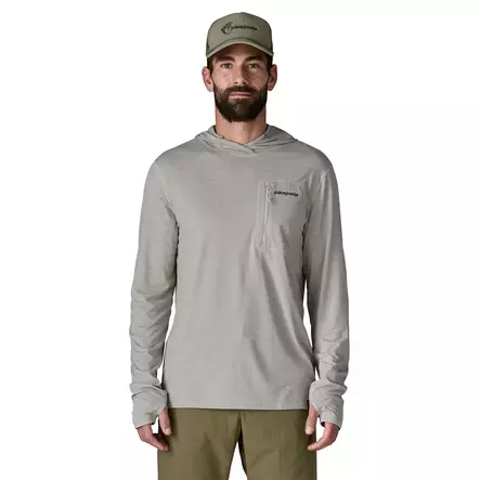 Patagonia M's Cap Cool Sun Hoody - Fitz Roy Trout Canyon Brown w/Shore Blue - Alus- ja väliasut - 198077756569 - 2