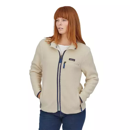 Patagonia Womens Retro Pile Jacket Natural - Naisten paidat - 194187363109 - 2
