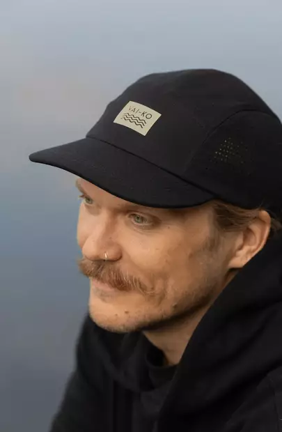 Vai-Ko Detour 5-Panel Cap Black - Päähineet - 6440000200279 - 2