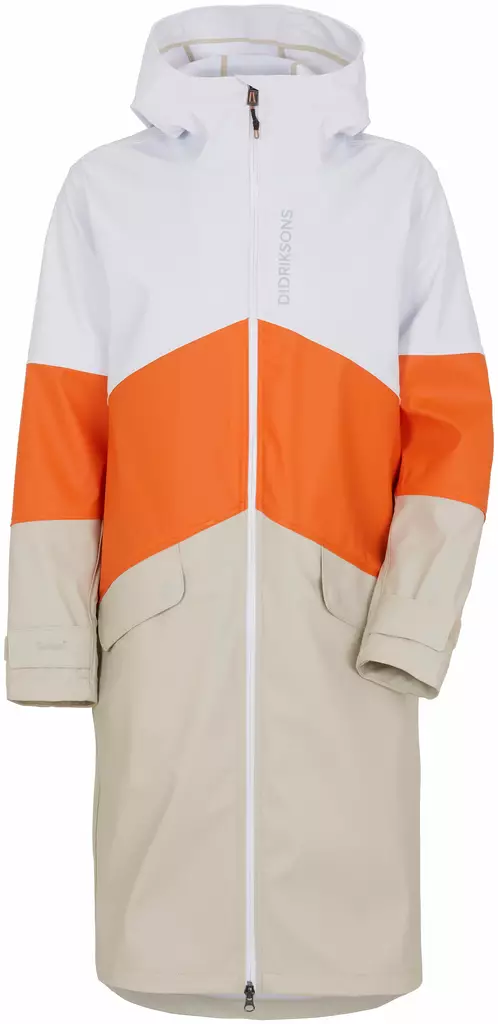 Didriksons Sigrid WNS Snow White Parka - Naisten takit - 7332627990529 - 1