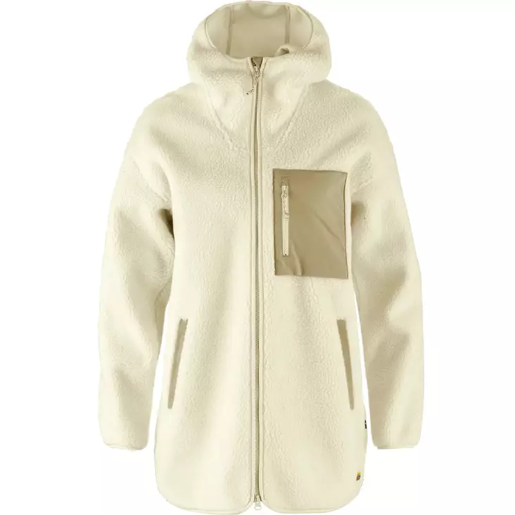 Fjällräven Vardag Pile Fleece Long W Chalk White - Fleecetakit - 7323451109249 - 1