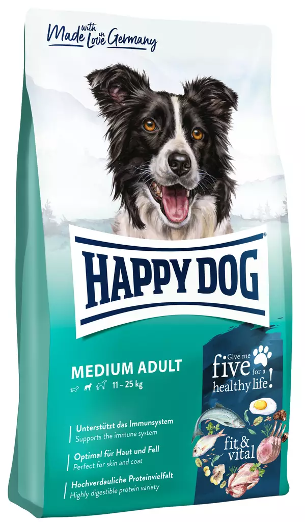 Happy Dog Fit & Vital Adult Medium - Koiran kuivaruoka - 60759 - 1