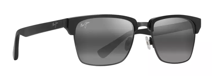 Maui Jim Kawika XL - Shiny Black Frame with Neutral Grey Lens - Aurinkolasit - 603429093709 - 1
