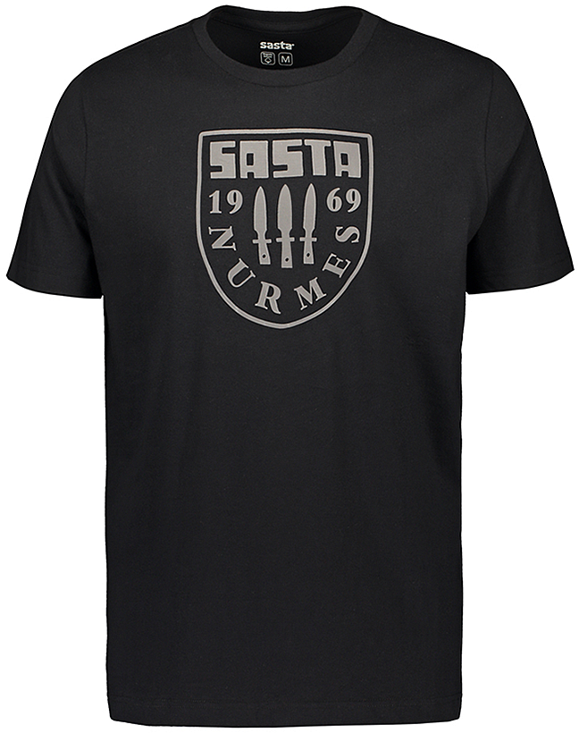 Sasta Nurmes T-Paita Musta - T-paidat - 6419619202479 - 1
