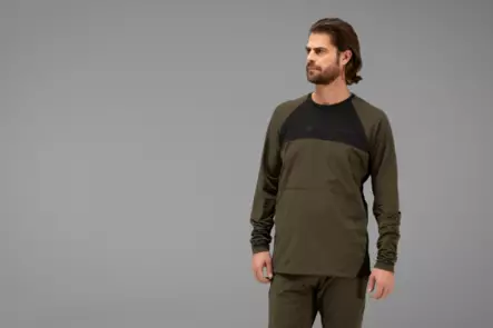 Härkila Heat L/S T-Shirt Willow Green/Black - Aluspaidat - 5714733PTUOTE - 2